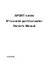 IPort138-/media/manual/manuals/aport_manual.pdf