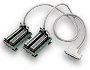 2*50pin SCSI-II termination board DIN rail