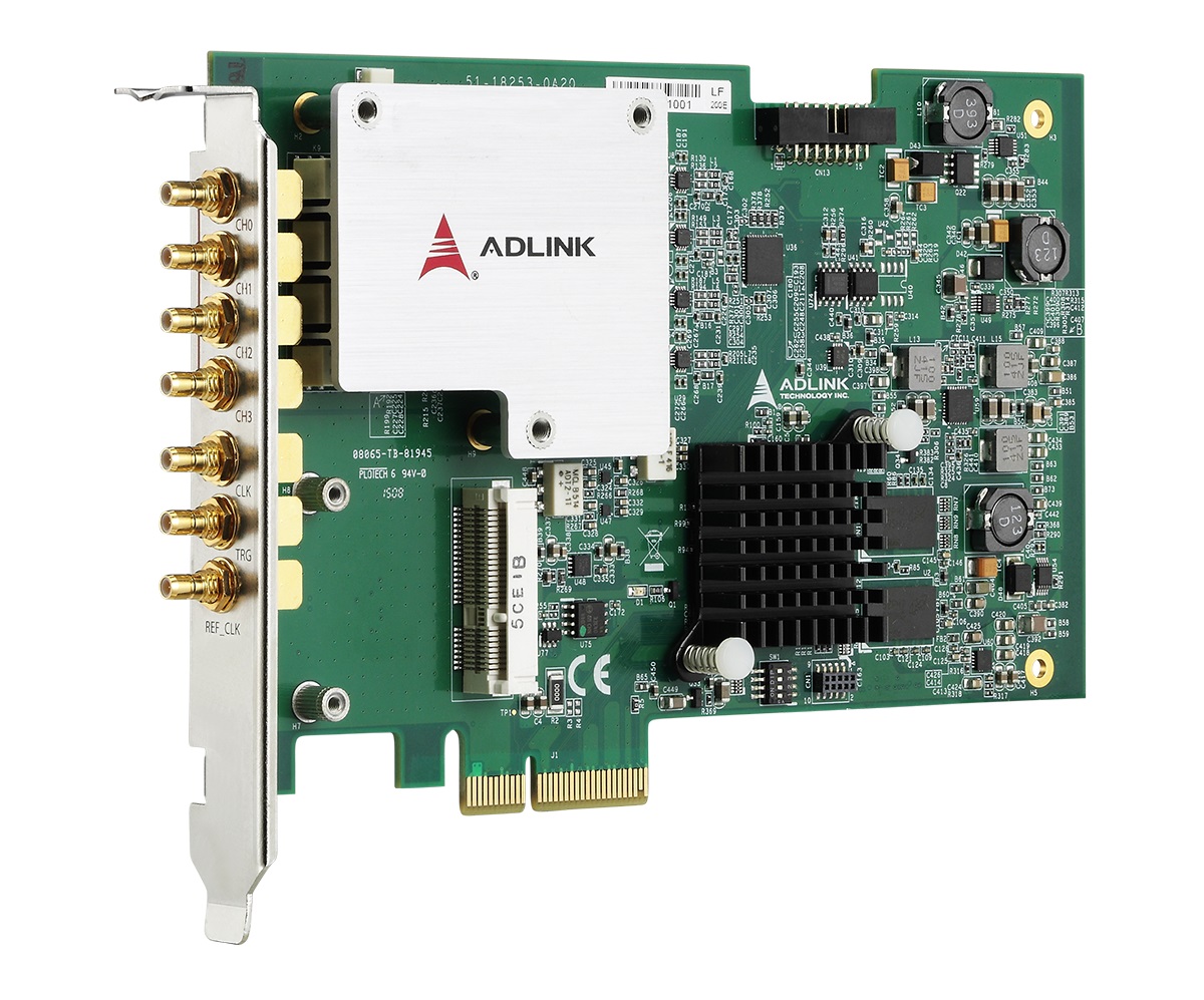 PCIe*4 AD Card 80MS/s 16bit 4*Chan 1GB Onboard Memory