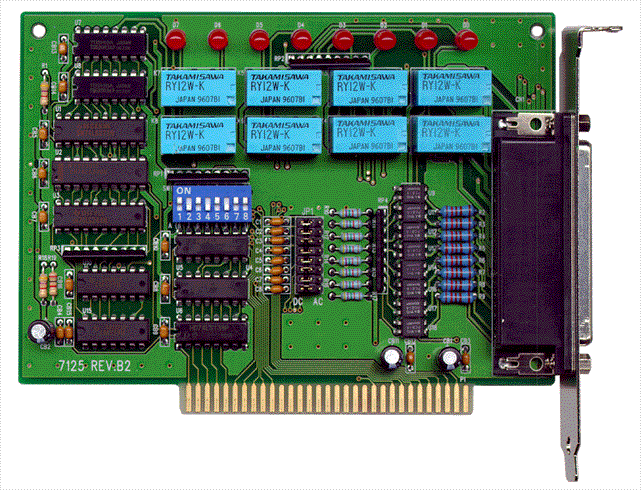 ISA 8/8 DIO isolated Relay/opto polarity free Card