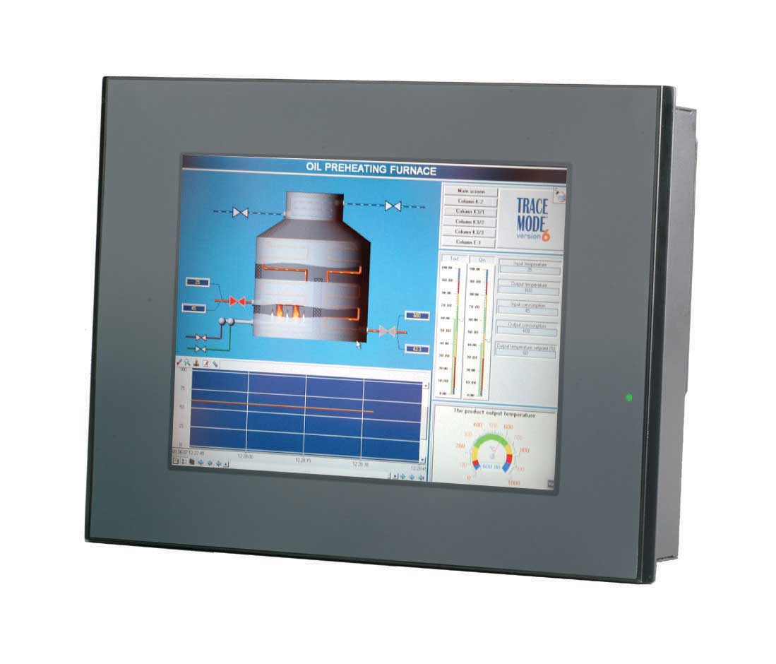 10,4" SVGA fanless panel PC C m 1GHz CPU touch