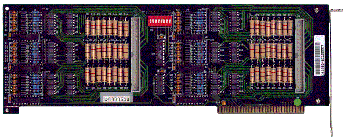 Opto-isolated 48 DI PC Card +5-+24V DC/AC