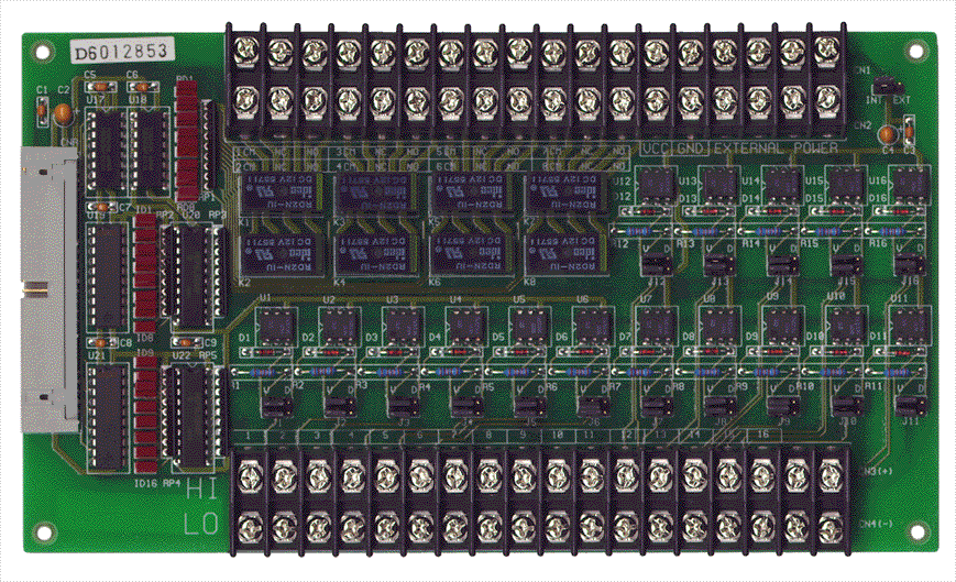 isolated 16 DI 8 DO Relay panel