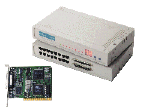 16-port RS232 extensive module, RJ45, 460,8kBd