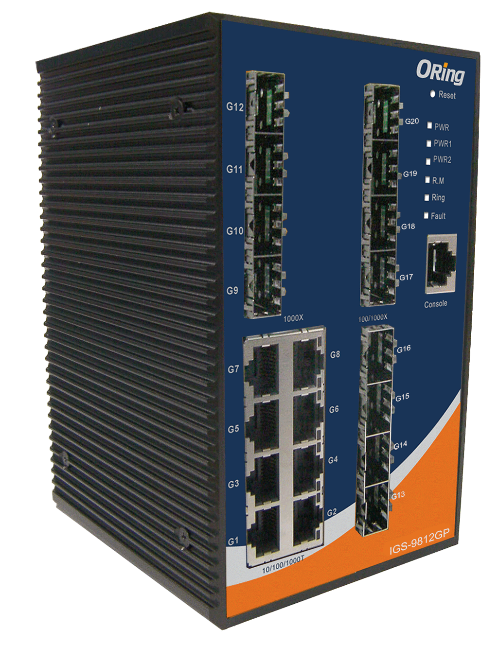 Industrial Managed 20-port 8*1000TX 12*1000SFP Switch