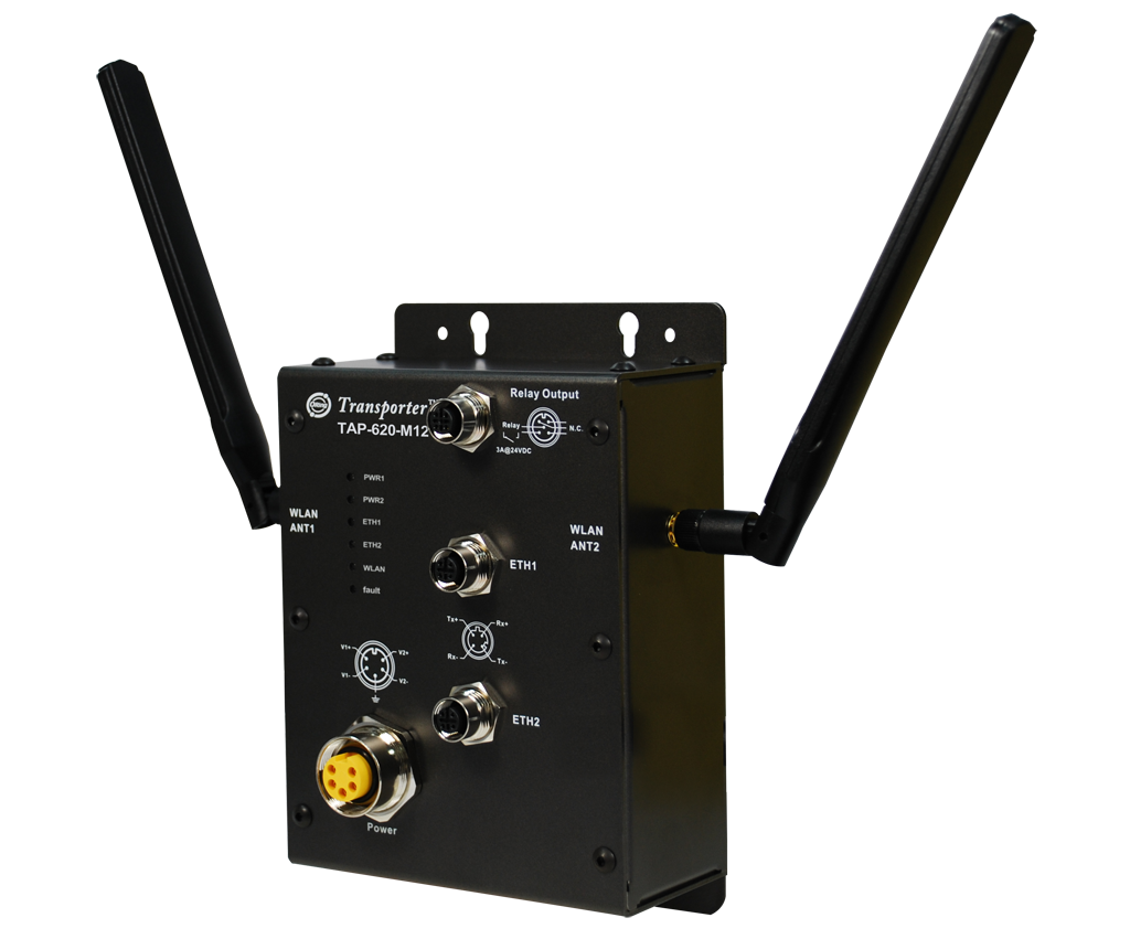 Access Point 802.11a/b/g/n to 2*100TX M12 EN50155