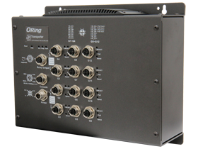 EN50155 12-port managed Gigabit PoE Ethernet switch