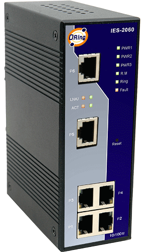 Industrial Lite-Managed 6*100TX Switch