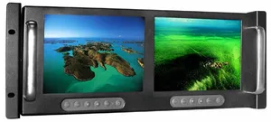Dual 8'' rack mount LCD