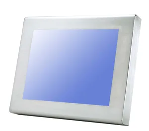 15" XGA Ultra Slim IP 65 Stainless Steel Fanless Panel PC