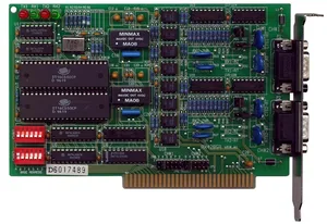 RS422/485, 2-port with 16550UART, isolated