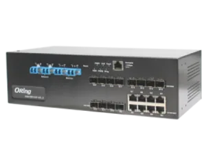 Managed Layer-3 Switch 12*SFP1000 8*1000TX 2* LC MM Bypass