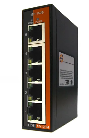 Industrial Unmanaged 5*100TX Switch Mini Ext. Temp.
