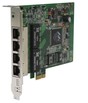 PCIe Industrial Lite-Unmanaged 4*1000/100TX Switch Card