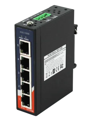 Industrial Unmanaged 5x1000TX Switch Mini Ext. Temp.