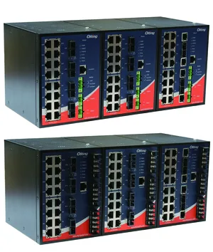 Managed 16*1000TX+4*100FX MM Switch 230V EN50155 IEC-61850
