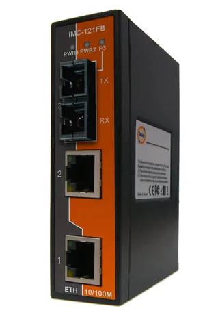 2*TX to FX multi mode slim media converter ext. Temp.