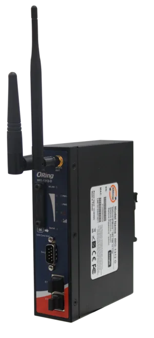 M2M Gateway 2*100TX with 1*RS232/422/485 GSM Module built-in