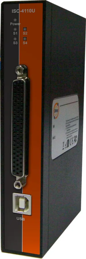 Industrial Converter 4*RS232 to 1*USB 2.0 Slim