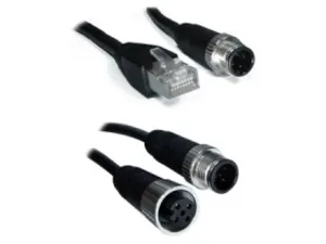 5-pin M12 Male to Tin-plated Bare Wire Cable 3M