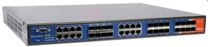 Managed Rack Mount Switch 16*1000TX/SFP + 8*100TX ext.Temp.