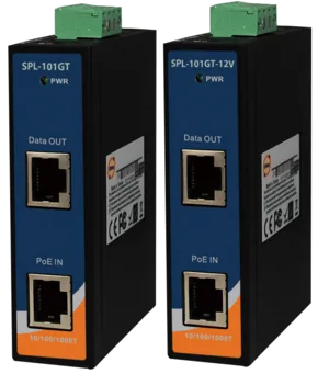 PoE Splitter 1-Port 30W 1,25A@24V IP30 Slim Case