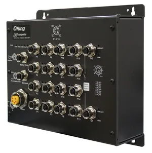 Managed Switch 16*100TX +2*TX M12 EN50155 bypass