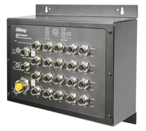 Managed Switch 20*1000TX 16*PoE PSE 50V M12 EN50155