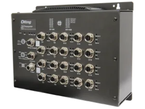 EN50155 20-port managed Gigabit PoE Ethernet switch