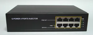 PoE Power Injector 4-port, 1000TX, 90..264VAC