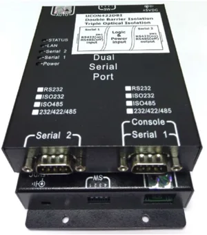 RS-422 / RS-485 to RS-422 / RS-485 double barrier Isolator