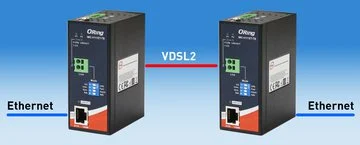 ORing IMC-V111ET-TB: per Industrial Media Converter weit-entfernte Netzwerke einfach über 2-Draht-Leitung verbinden