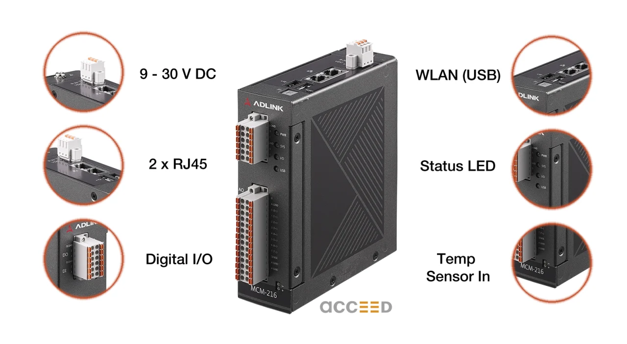 MCM-216/MCM-218: Autonome DAQ-Engine wertet Sensordaten aus