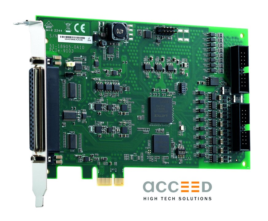 PCIe-9103: Precise data acquisition with new multiplexer PCIe DAQ cards