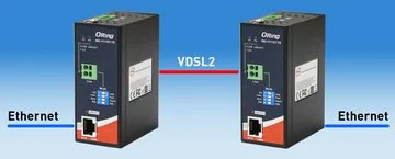 ORing IMC-V111ET-TB: per Industrial Media Converter weit-entfernte Netzwerke einfach über 2-Draht-Leitung verbinden