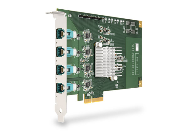 4-port 100/1000BASE-T1 automotive Ethernet card with Gen2 x4 PCIe interface