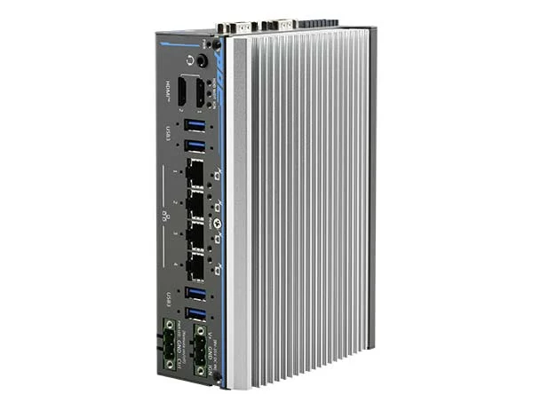 Ultra-compact AMD Ryzen PRO 8640U embedded PC with 4x PoE+ and MezIO
